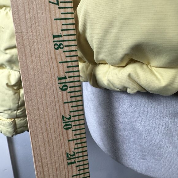 North Face Womens Small Yellow Retro Nuptse Jacket Coat 700 Down Vintage Ladies - Picture 13 of 16